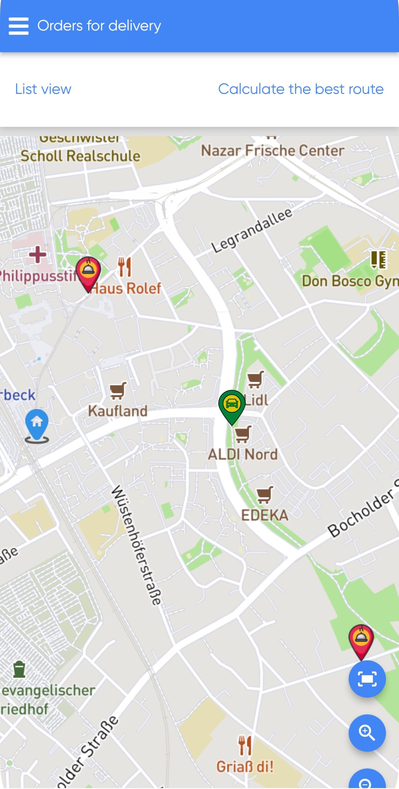 Manage Orders In-Delivery - OrdersTracker - Next Generation Pos System